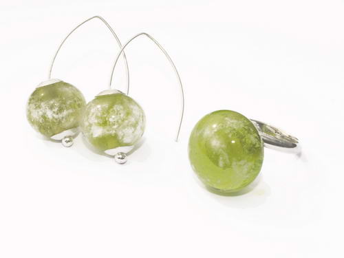 Oorbellen groen